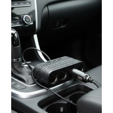 MiraLive Araç Çakmak Çoklayıcı 4 Çıkışlı 2 USB ve Type C Girişli Çok Fonksiyonlu Şarj Ünitesi