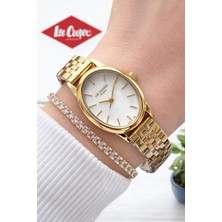 Lee Cooper Küçük Kasa Vintage Özel Tasarım 2 Yıl Garantili 3 Atm Kadın Kol Saati+Bileklik 08319.120S