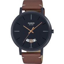 Casio Casıo MTP-B100BL-1EVDF Erkek Deri Kayışlı Kol Saati