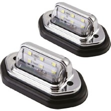 DRT Ledli Merdiven Basamak Lambası - Çiftli Set - 12V/24V Uyumlu - Marin & Karavan Aydınlatma