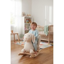 Wellgro Sallanan Oyuncak At, Sallanan Ahşap Tavşan Bej