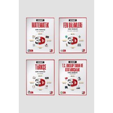 3D Yayınları 8.sınıf 3D Matematik Fen Bilimleri Türkçe ve T.c. Inkılap Tarihi Soru Bankası Seti