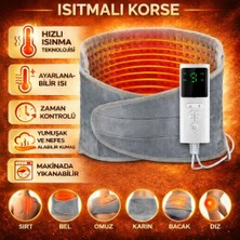 Polham Elektrikli 3 Kademe Isı – Zaman Ayarlı Isıtmalı Korse, Bel, Sırt, Omuz, Karın, Bacak Diz Isıtıcı Kemer
