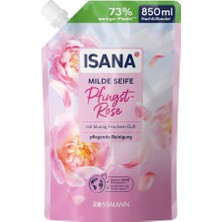 Isana Sıvı Sabun 850 ml Şakayık Kokusuyla Cilt Bakımına Uygun Vegan Ürün
