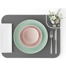 Grand Fine Art 2 Kişilik 4 Parça Deri Amerikan Servis-Kendinden Bardak Altlıklı Seri 129