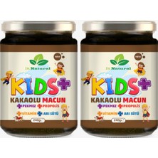 Dr. Natural 2 Kutu Kids Çocuk Macunu Kakao - Arı Sütü - Propolis - Pekmez ve Vitamin 240 Gr.
