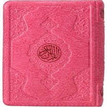2 Renkli Pembe Hafız Boy Kur'an-I Kerim Kılıflı 2 Renkli Kuranı Kerimler
