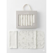 CiccimBaby Ciccim Baby Mendil Takımı Aslanlı Kutulu Ekru