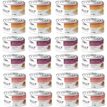 Molly 3 Çeşit Karma Yetişkin Kedi Konservesi 85 Gr. x 24 Adet