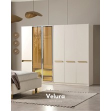 Velura Home & Living Bern 6 Kapaklı Gardırop - Reflekte Cam