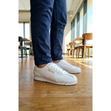 Ticen Beyaz Günlük Sneaker Ayakkabı – Unisex, Rahat Taban, Şehir Stili
