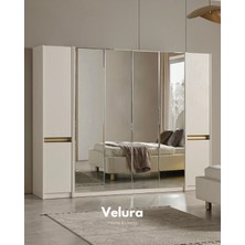 Velura Home & Living Bern 6 Kapaklı Gardırop - Aynalı