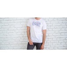 Unisex Oversize Baskılı Pamuklu Bisiklet Yaka Kısa Kollu Beyaz T-Shirt Superstar