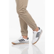 Mc Jamper Beyaz Siyah Bağcıklı Kaymaz Erkek Spor Ayakkabı 2377 M