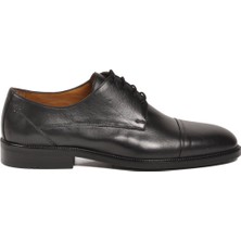 Ayakmod Siyah Hakiki Deri Erkek Klasik Ayakkabı 3526 M