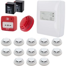 Dmtech FP9000L-2-13 Konvansiyonel Sistem Yangın Alarm Seti 13 Lü