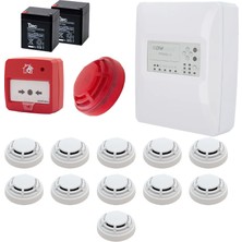 Dmtech FP9000L-2-11 Konvansiyonel Sistem Yangın Alarm Seti 11 Li