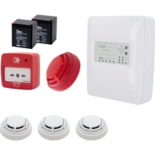 Dmtech FP9000L-2-3 Konvansiyonel Sistem Yangın Alarm Seti 3 Lü