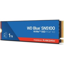 Erdo Ticaret 1 Tb Wd Blue SN5100 Pcı-4.0 7100MB/S 6700MB/S M2 SSD WDS100T5B0E