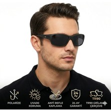 Exeline Premium 156 S Seri POLARİZE+UV400 Erkek Spor Güneş Gözlüğü EKARTMAN-62*15*140