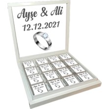 Blackeye Chocolate Söz Nişan Nikah Çikolatası (48 Adet Madlen Çikolata)