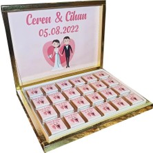 Blackeye Chocolate Söz Nişan Nikah Çikolatası 48 Adet Madlen Çikolata