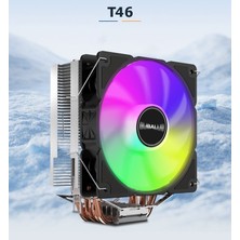 Bubalus Intel-Amd  Siyah 120MM 140W Kule Tipi Işlemci Soğutucu B-T46