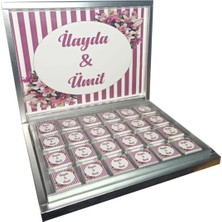 Blackeye Chocolate Söz Nişan Nikah Çikolatası (72 Adet Madlen Çikolata) Altın Kutu