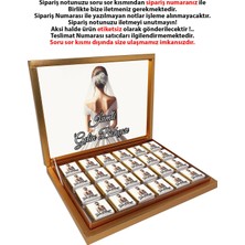 Blackeye Chocolate Kişiye Özel Isimli Gelin Bohçası Çikolatası - 72 Adet Madlen Çikolata