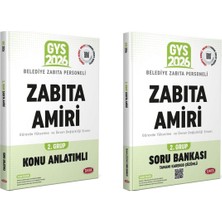 Data Yayınları Data 2026 GYS Belediye Zabıta Personeli Zabıta Amiri 2. Grup Konu