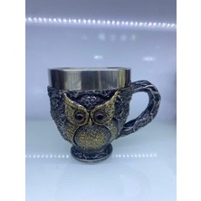 DS LLC Baykuş Çelik Kupa Bardak Kod 6931 Iegtgrs-34