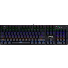 Blackbird Game Center Jedel KL-138 Mekanik Oyuncu Klavyesi - Blue Switch, Rgb Aydınlatmalı