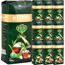 Elmas Çay Elmas Filiz Çay Bergomatlı 1000 Gr. (10'lu Paket)