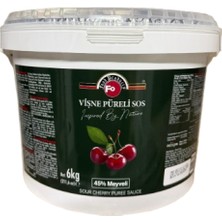 Fo Vişne Püreli Sos 6 kg (%45 Meyveli)