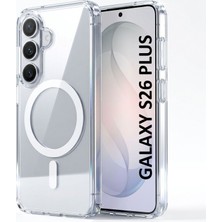 CepStok Samsung Galaxy S26 Plus Magsafe Özellikli Şeffaf Telefon Kılıfı
