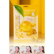 SETBEAUTY Doğal %100 24K Collagen Serum Yaprak Maske