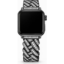 Kordify Apple Watch Hd Diamond Taşlı Metal Kordon (38MM / 40MM / 41MM) – Şıklığın En Parlak Hali