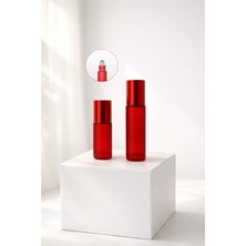 Cosy Club 2 Adet 5-10ML Yeniden Doldurulabilir Buzlu Kırmızı Boş Cam Roll On Şişesi