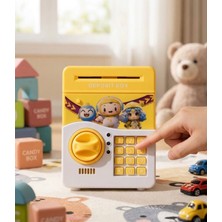 WİderMarkt Şifreli Atm Kumbara Otomatik Para Çeken Işıklı Sesli Elektronik Kasa / Oyuncak Kumbara