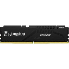 Erdo Ticaret Kıngston Beast, KF552C36BBE-16TR, 16GB, 5200MHZ,  Ddr5, CL36, Desktop Gaming Ram (Soğutuculu)
