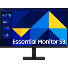 Erdo Ticaret Samsung 27 Essentıal S3 LS27D300GAUXUF IPS 5ms 100Hz VGA HDMI Fhd Monitör