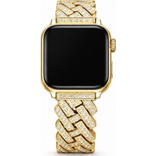 Kordify Apple Watch Hd Diamond Taşlı Metal Kordon (42MM / 44MM / 45MM / 49MM) – Şıklığın En Parlak Hali!