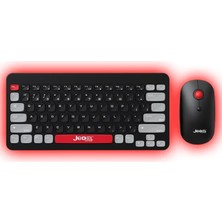 Blackbird Game Center Jedel WS681B Kablosuz Klavye Mouse Seti - Bluetooth + 2.4ghz Çift Modlu