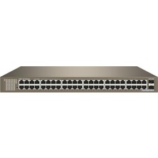Erdo Ticaret Ip-Com G3350F 48 Port Gıgabıt + 2X1GB Sfp Uplınk L2 Cloud Yönetilebilir Rackmount Swıtch