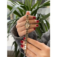 Elanor Çelik Kasa Kadran Metal Kordon Kadın Kol Saati 1 Atm Suya Dayanıklı