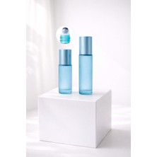 Cosy Club 2 Adet 5-10ML Yeniden Doldurulabilir Buzlu Turkuaz Boş Cam Roll On Şişesi