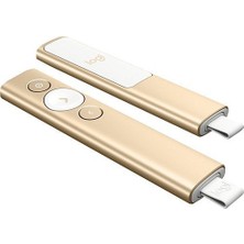 Erdo Ticaret Logıtech 910-004862, Spotlight Wireless Presenter, Sunum Cihazı (Gold)