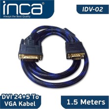 Erdo Ticaret Inca Idv-02 DVI 24+5 To VGA Çevırıcı Kablo