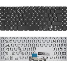Notespare Asus Uyumlu Vivobook K510U, K510UA, K510UF, K510UN, K510UQ, K510UR Klavye Tr Siyah