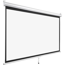 Erdo Ticaret Everest MPP-240, 240X200, Storlu, Projeksiyon Perdesi, Arkası Siyah Fonlu, Duvar ve Tavana Asılabili